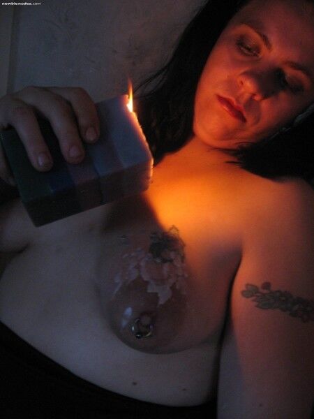 Free porn pics of Hot wax on beautiful breasts 3 of 10 pics