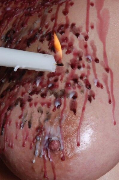 Free porn pics of Hot wax on beautiful breasts 10 of 10 pics