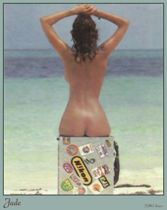 Free porn pics of Karen Mifflin - on a beach - Jade scans 19 of 19 pics