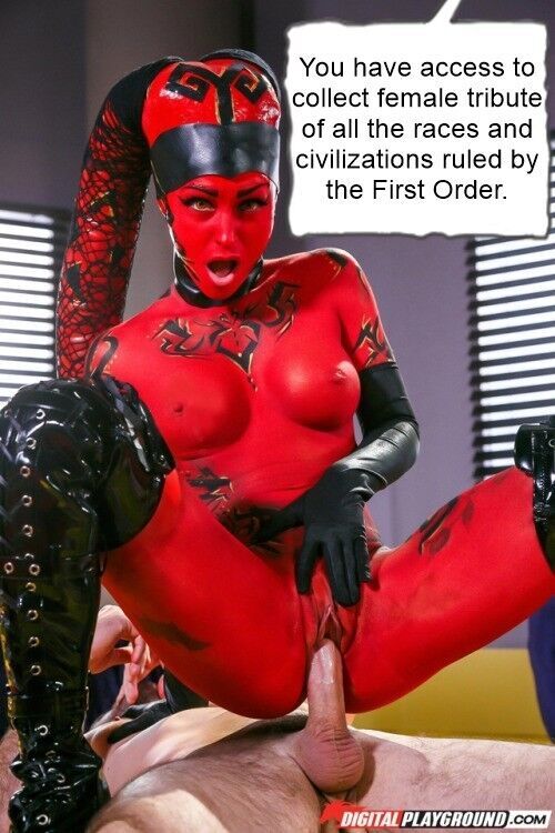 Free porn pics of 	 Mixed Celeb Captions - Star Wars Special the dark side 10 of 10 pics