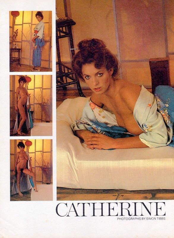 Free porn pics of Karen Mifflin - As Caherine in Penthouse wearing blue silk kimon 1 of 16 pics