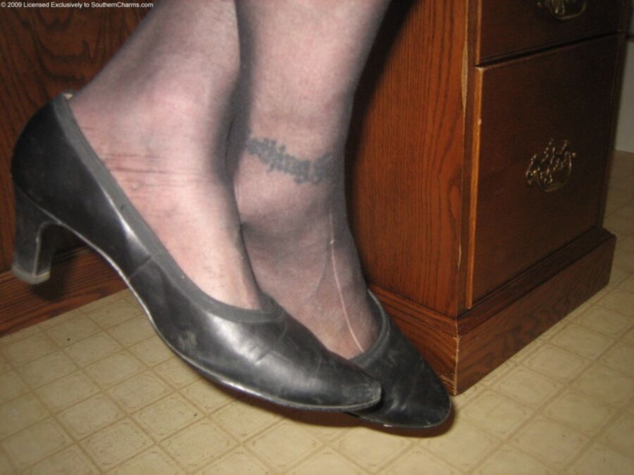 Free porn pics of BBW Pantyhose Lesbian Grannys 9 of 61 pics