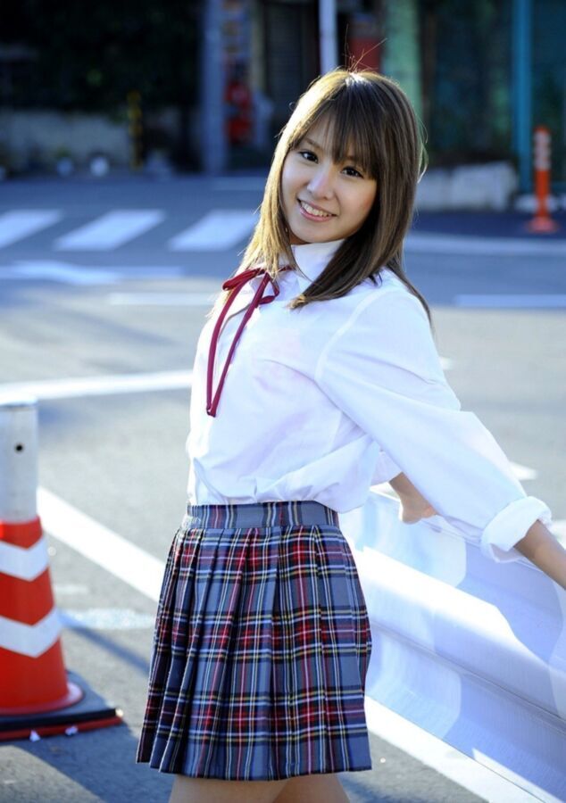 Free porn pics of Mariru Amamiya Plaid Skirt 2 of 19 pics