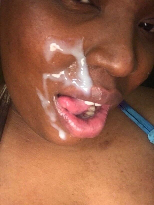 Free porn pics of Amateur ebony facials 6 of 59 pics