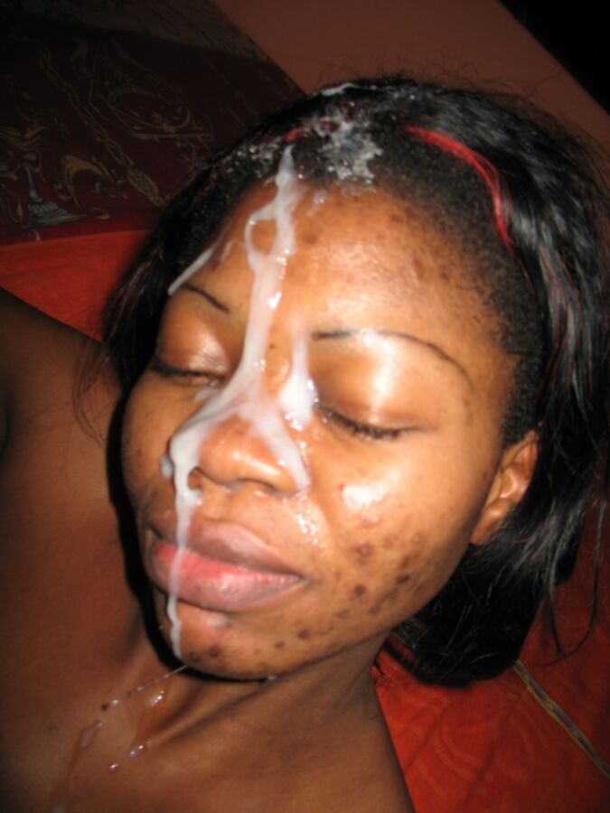 Free porn pics of Amateur ebony facials 12 of 59 pics