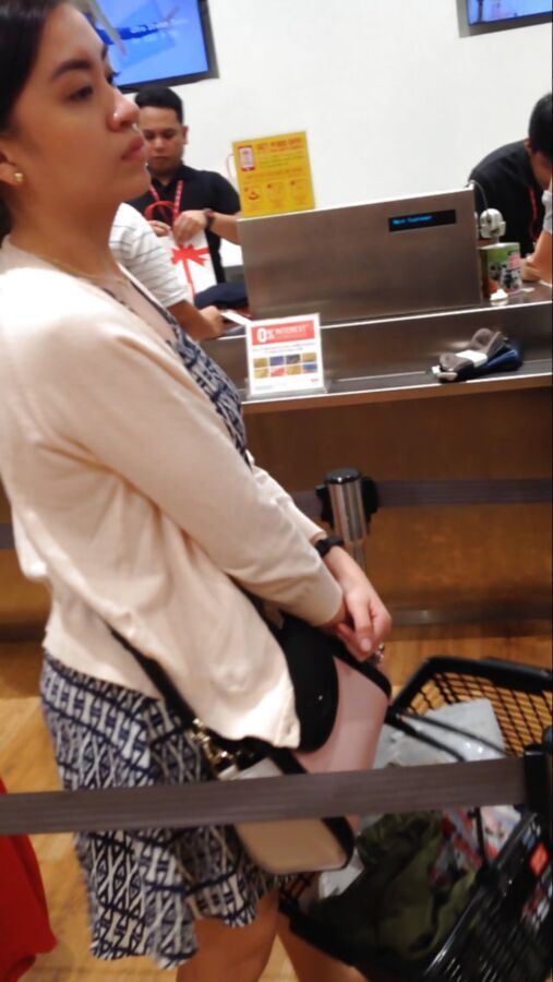 Black panties asian wet