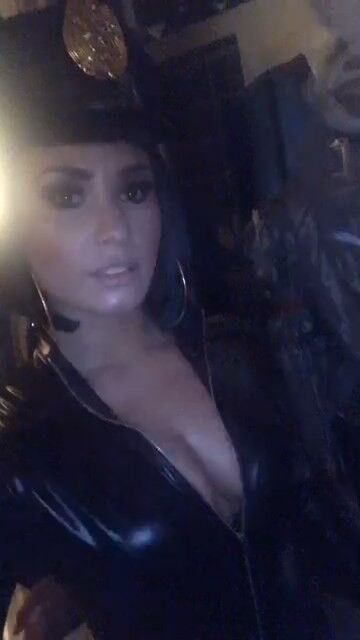 Free porn pics of Demi Lovato Halloween Party Pics 23 of 39 pics