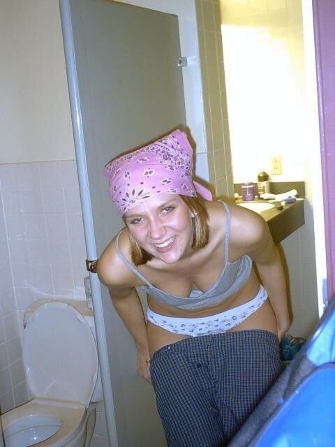 Free porn pics of Potty Time for teens 23 of 36 pics