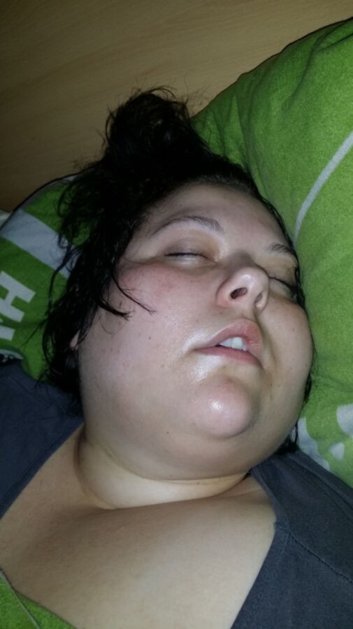 Free porn pics of Fat Pig Melanie Sleep Humiliation 23 of 25 pics
