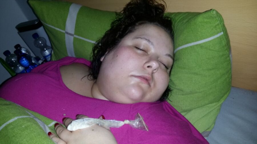 Free porn pics of Fat Pig Melanie Sleep Humiliation 8 of 25 pics