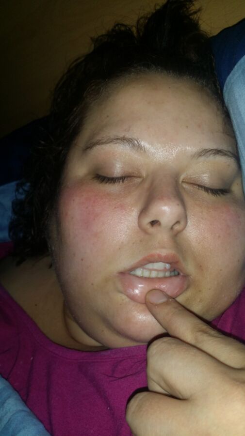 Free porn pics of Fat Pig Melanie Sleep Humiliation 17 of 25 pics