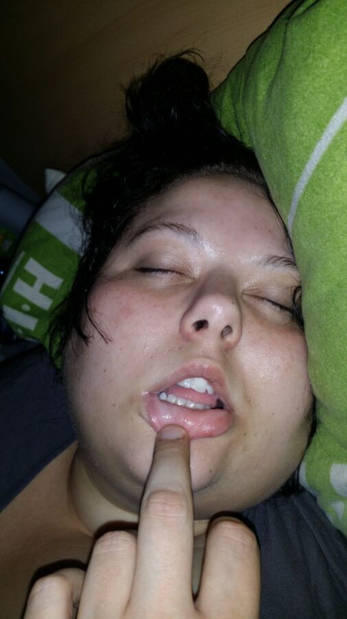 Free porn pics of Fat Pig Melanie Sleep Humiliation 24 of 25 pics