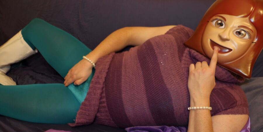 Free porn pics of Purple Sweater Dress 8 of 26 pics