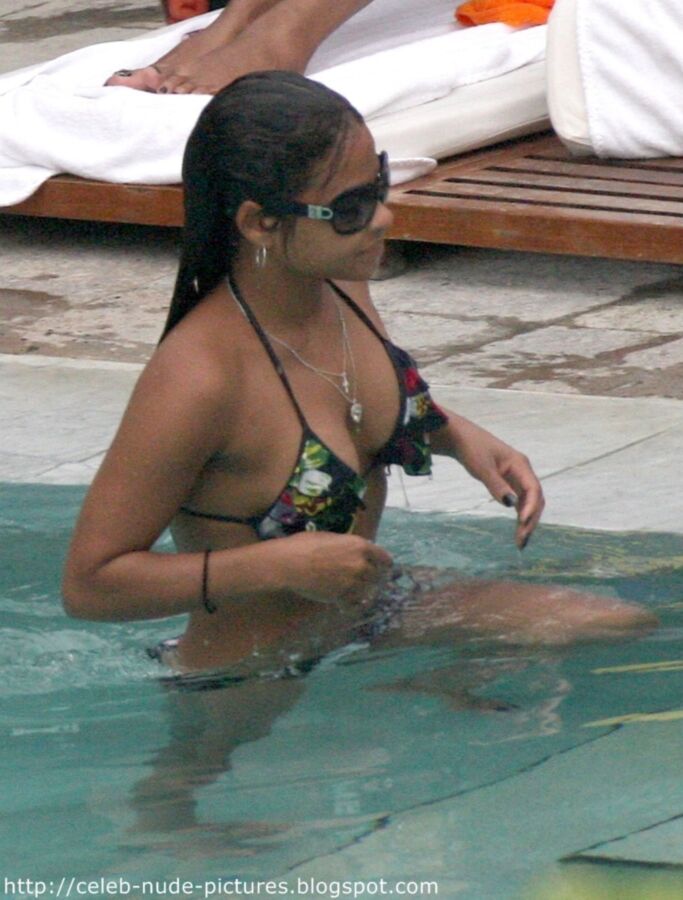 Free porn pics of Christina Milian sexy bikini pics 3 of 14 pics