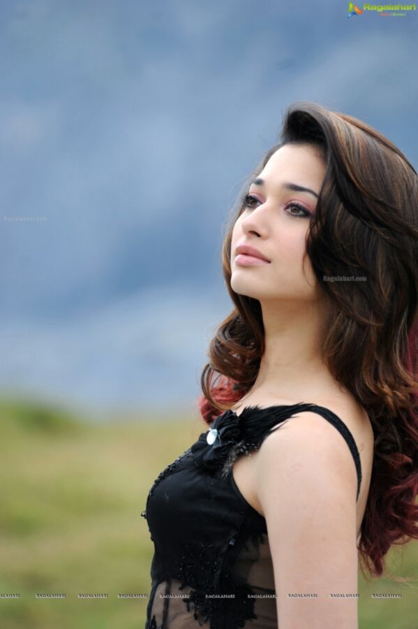 Free porn pics of Tamannaah Bhatia - Hot Indian Celeb in Black Sleeveless Skirt 20 of 334 pics