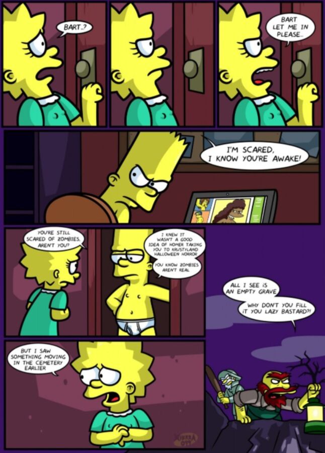 Free porn pics of Bart & Lisa Simpson - NOT SO TREEHOUSE OF HORROR 4 of 6 pics