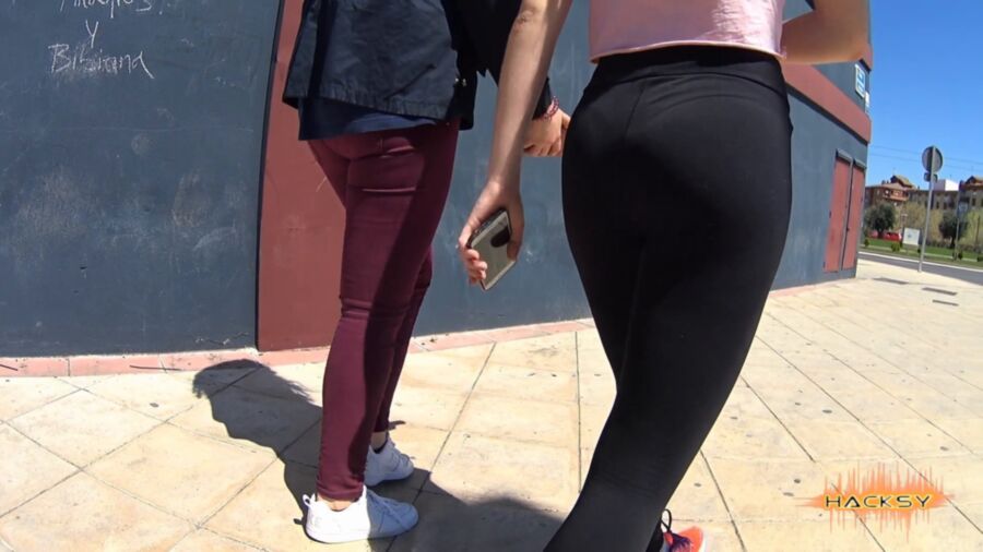Free porn pics of Creeping on perfect teen ass in leggings  5 of 13 pics