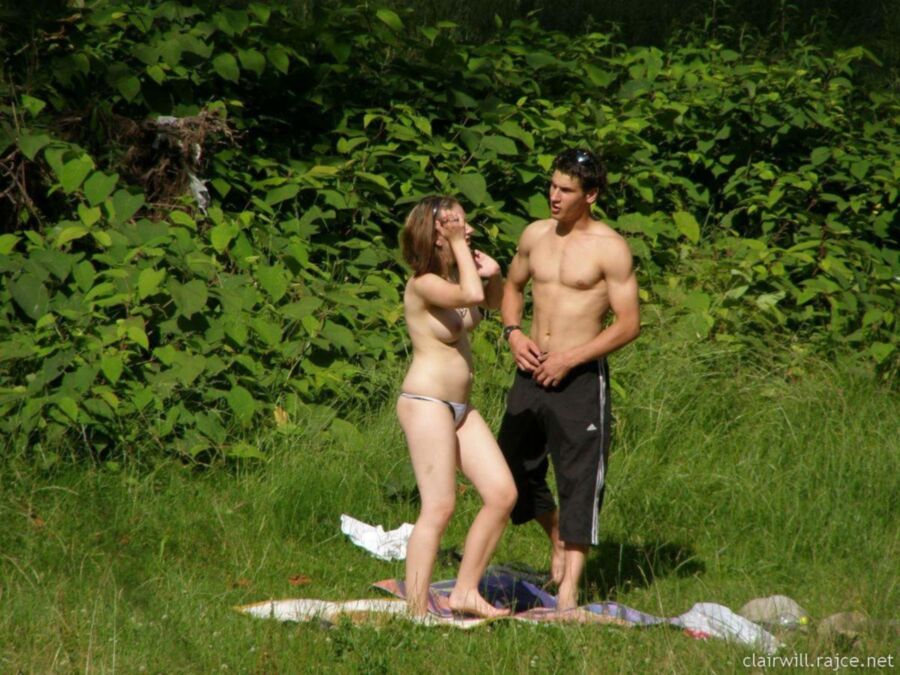 Free porn pics of Busty Girl Fucked Outdoors Filmed by Voyeur 7 of 32 pics
