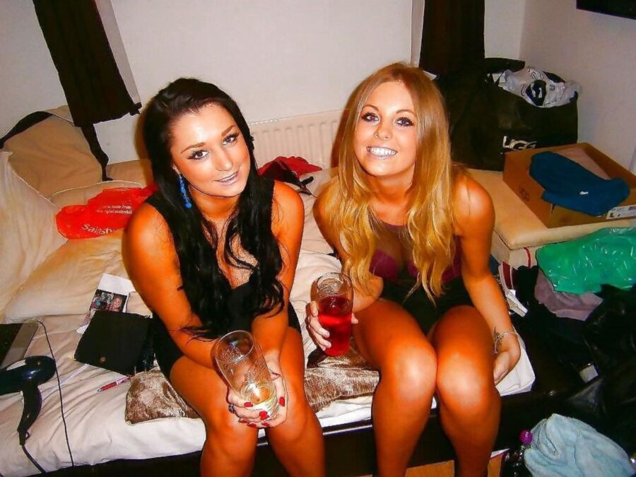 Free porn pics of Chav babe battle Blonde vs Brunette Who gets fucked first? 5 of 9 pics