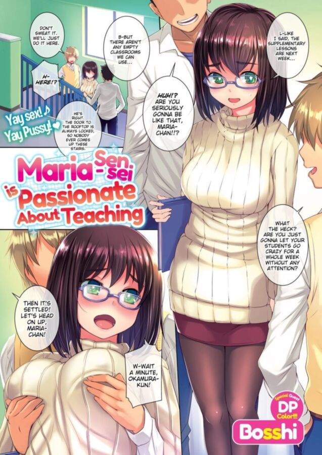 Free porn pics of Hentai Comic - Maria-Sensei is Passionate about Teaching 1 of 8 pics