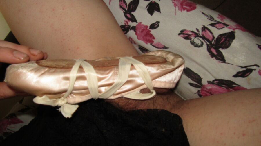 Free porn pics of Ballet Shoe Chastity  2 of 4 pics