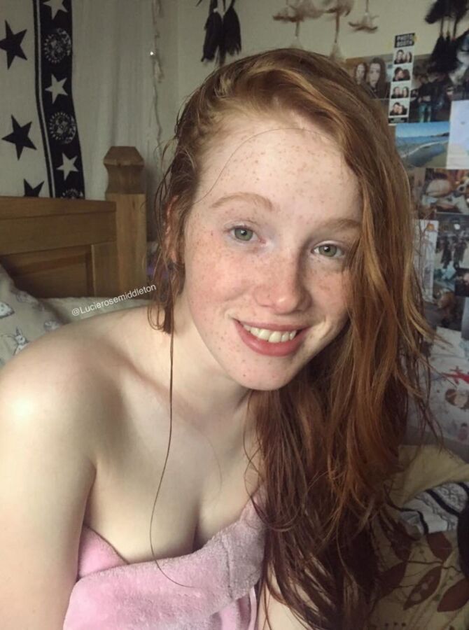 Free porn pics of Beautiful redhead Instagram girl Lucie 19 of 21 pics