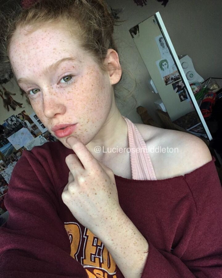 Free porn pics of Beautiful redhead Instagram girl Lucie 2 of 21 pics
