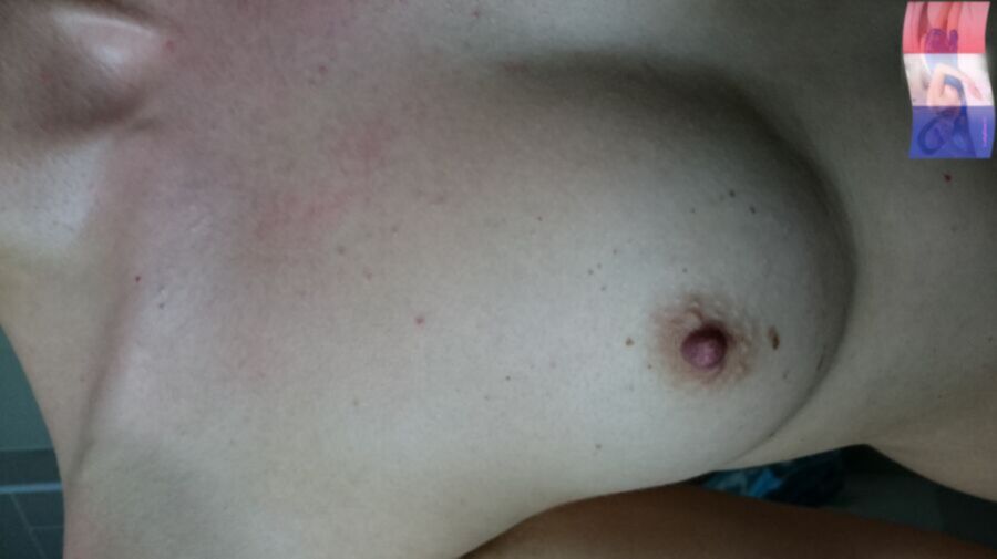 Free porn pics of Petite poitrine my small breast 8 of 21 pics