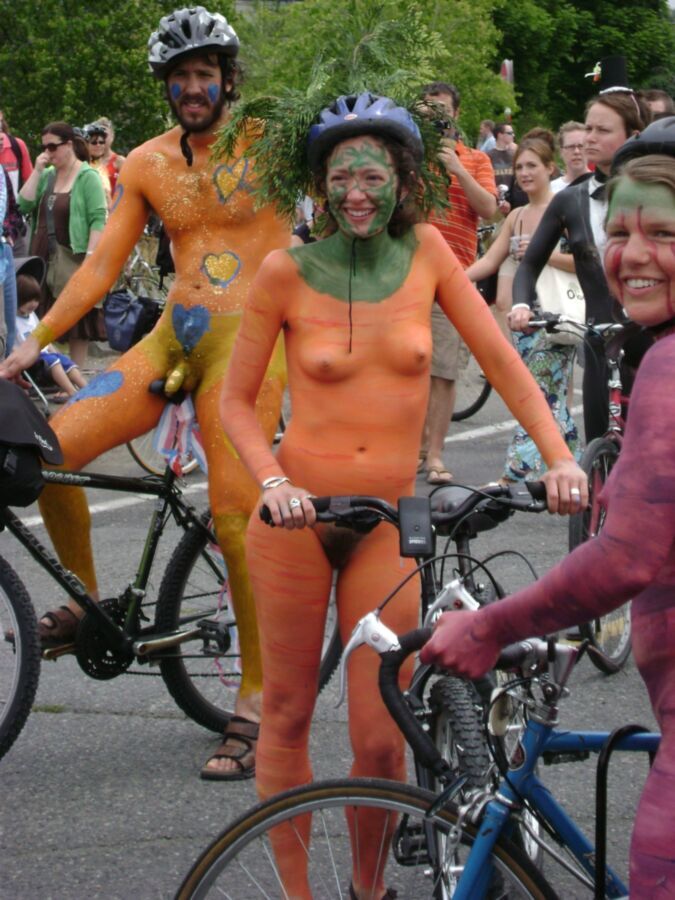 Free porn pics of World Naked Bike Ride - Hairy girls 10 of 279 pics
