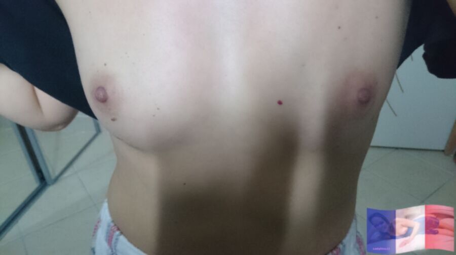 Free porn pics of Petite poitrine my small breast 15 of 21 pics