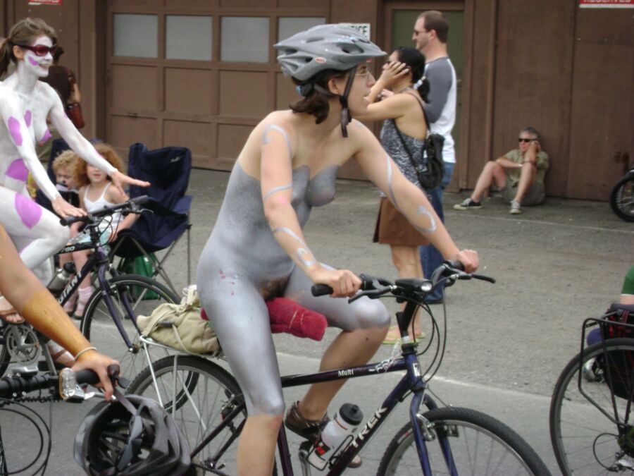 Free porn pics of World Naked Bike Ride - Hairy girls 9 of 279 pics