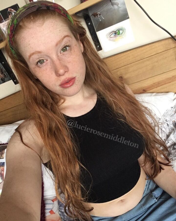 Free porn pics of Beautiful redhead Instagram girl Lucie 8 of 21 pics