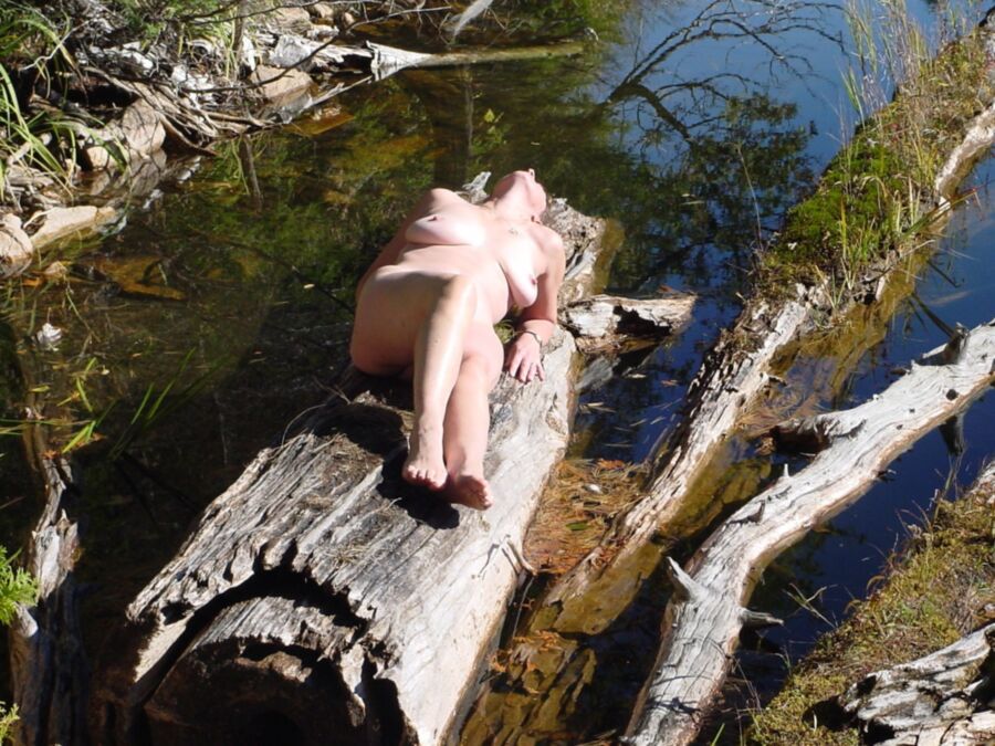 Free porn pics of Hotwife Fara by the lake 6 of 21 pics