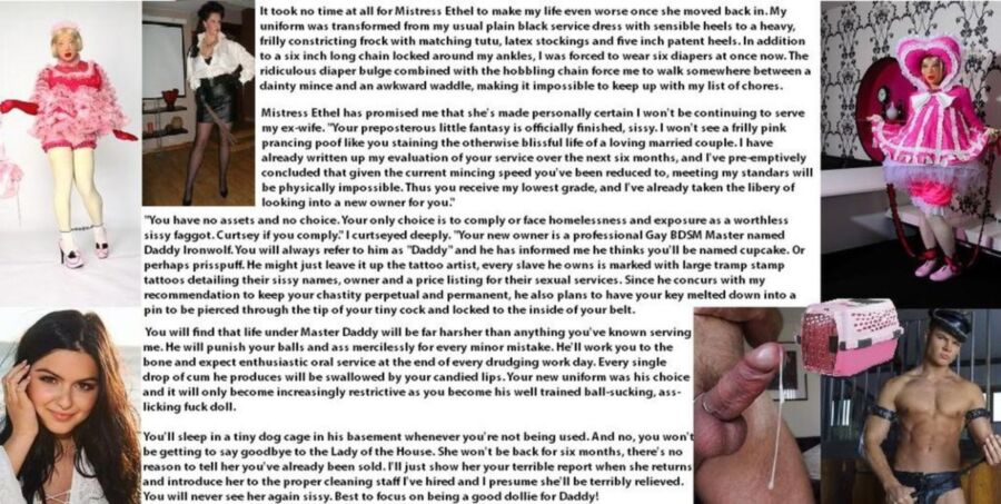 Bukkake daddy sissy maid