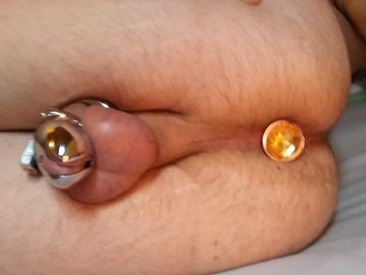 Free porn pics of Chastity and anal  2 of 5 pics