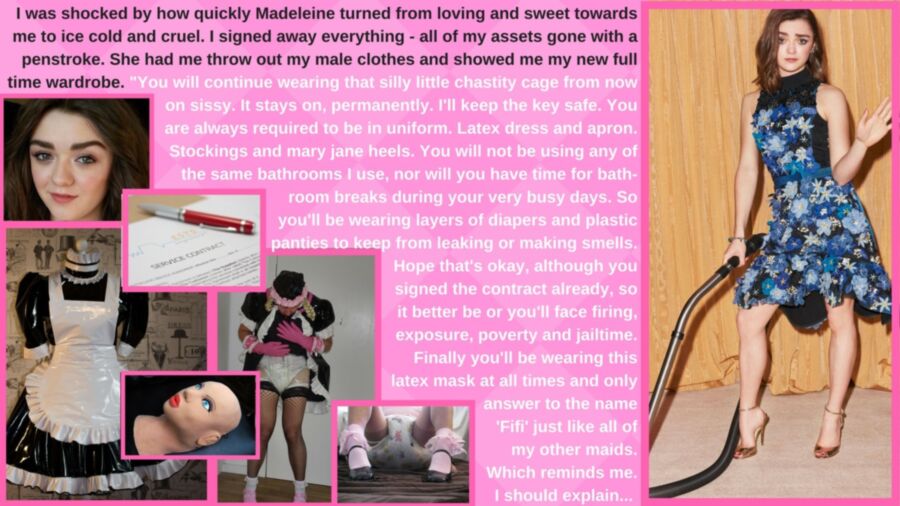 Free porn pics of Sissy Losers: Fifi the Hopeless Diapered Maid  4 of 5 pics