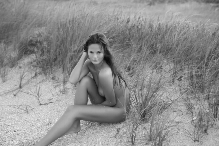 Free porn pics of Chrissy Teigen Full-Frontal Nude Photos On A Beach 12 of 15 pics