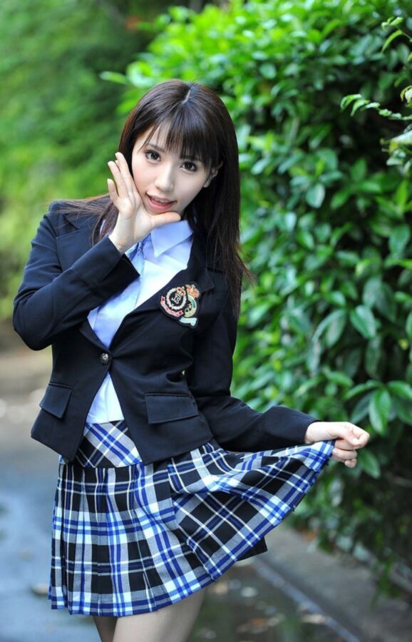 Free porn pics of Yume Kanasaki School Uniform 1 of 25 pics