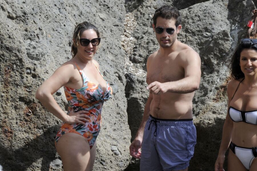Free porn pics of Kelly Brook- Big Titted English Celeb in Sexy Swimsuit in Ischia 15 of 69 pics