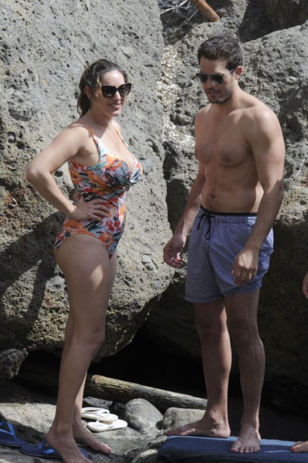 Free porn pics of Kelly Brook- Big Titted English Celeb in Sexy Swimsuit in Ischia 20 of 69 pics