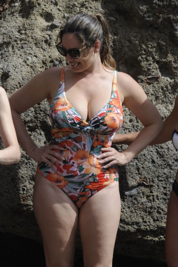 Free porn pics of Kelly Brook- Big Titted English Celeb in Sexy Swimsuit in Ischia 23 of 69 pics