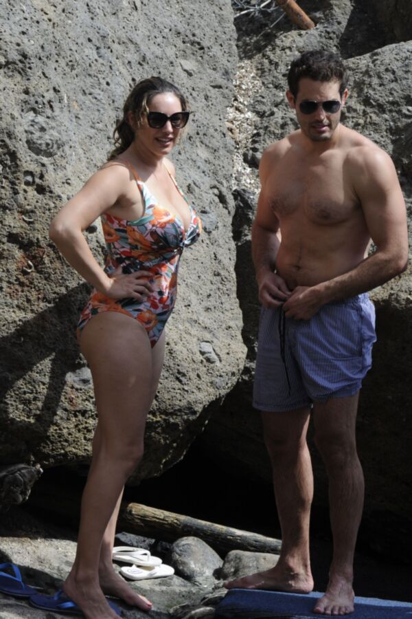 Free porn pics of Kelly Brook- Big Titted English Celeb in Sexy Swimsuit in Ischia 8 of 69 pics