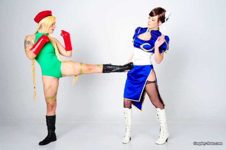 Free porn pics of Cammy Street Fighter Cosplay Body Paint Art 8 of 34 pics