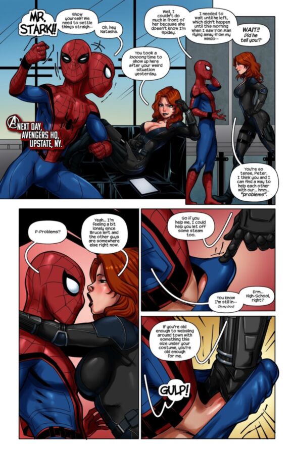 Free porn pics of Cartoon Comic - Spider Man Civil War 3 of 10 pics