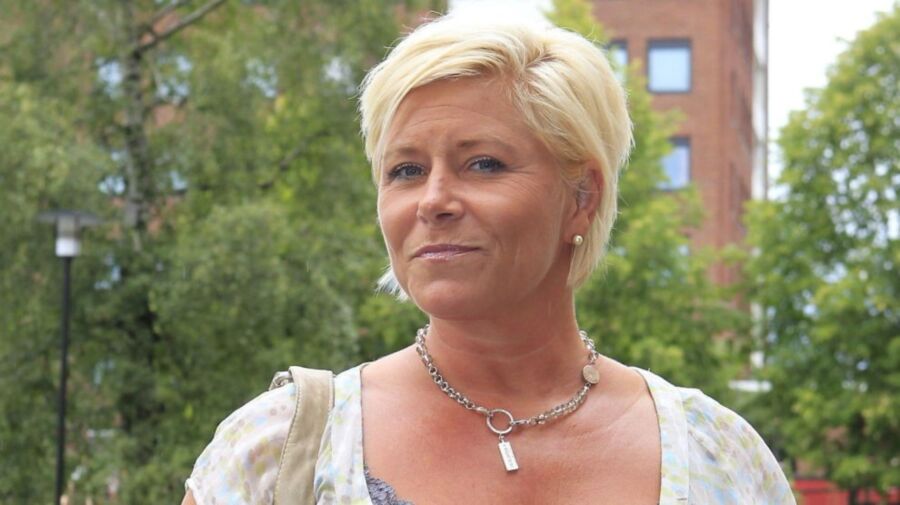 Free porn pics of Siv Jensen hot and sexy 6 of 24 pics