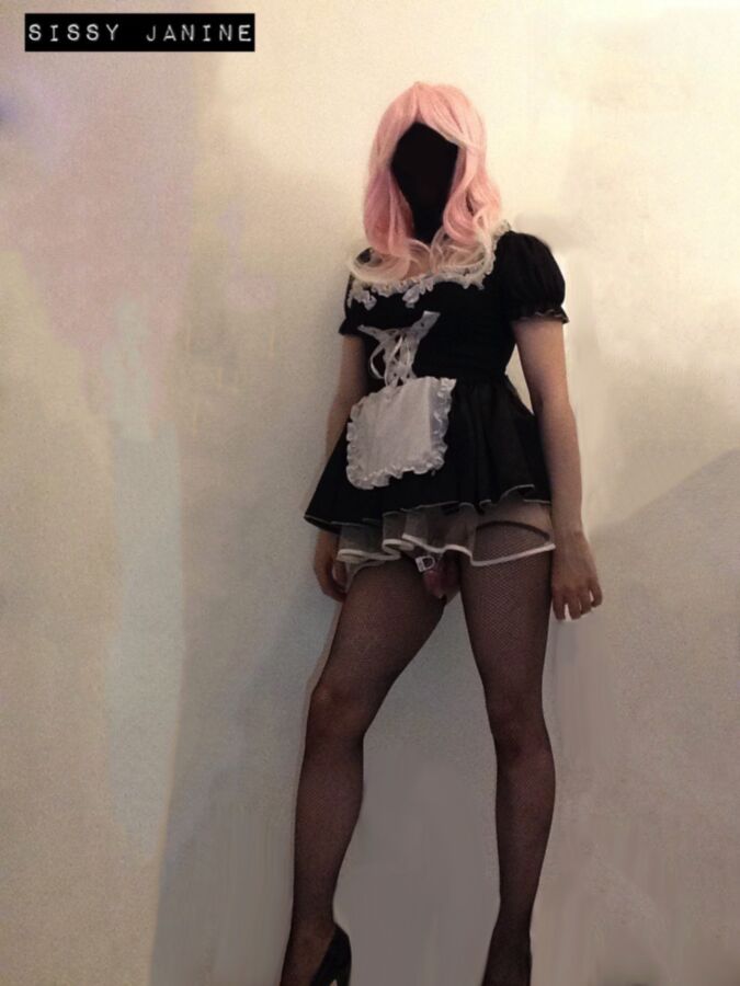 Free porn pics of Sissy Maid With Pink Hair 4 of 18 pics