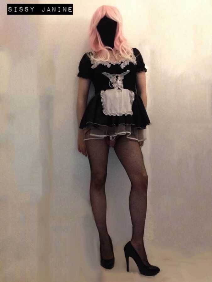 Free porn pics of Sissy Maid With Pink Hair 2 of 18 pics