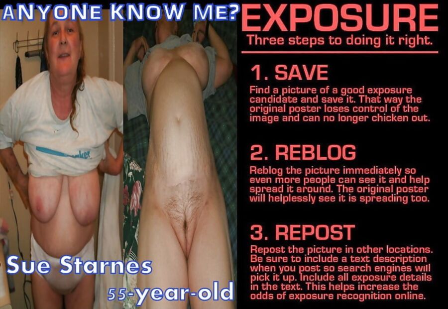 Free porn pics of Sue Starnes Exposed 2 of 10 pics