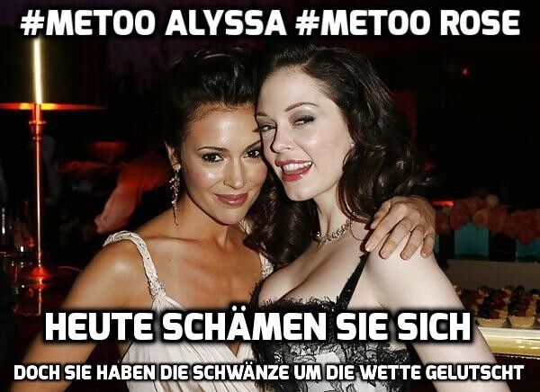 Free porn pics of Alyssa Milano #MeToo German Captions 5 of 13 pics