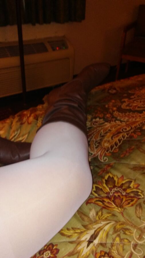 Free porn pics of Wifes Boots With Thigh Highs For Your Comments 8 of 10 pics